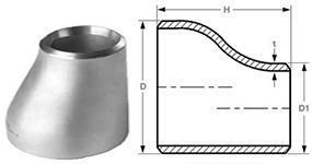 Duplex steel 2205 Concentric reducer